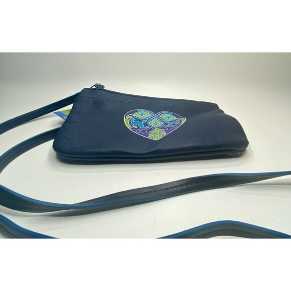 NWT Brighton Saffiano PU Crossbody Summer Heart Mini Bag D23458. - Picture 2 of 9